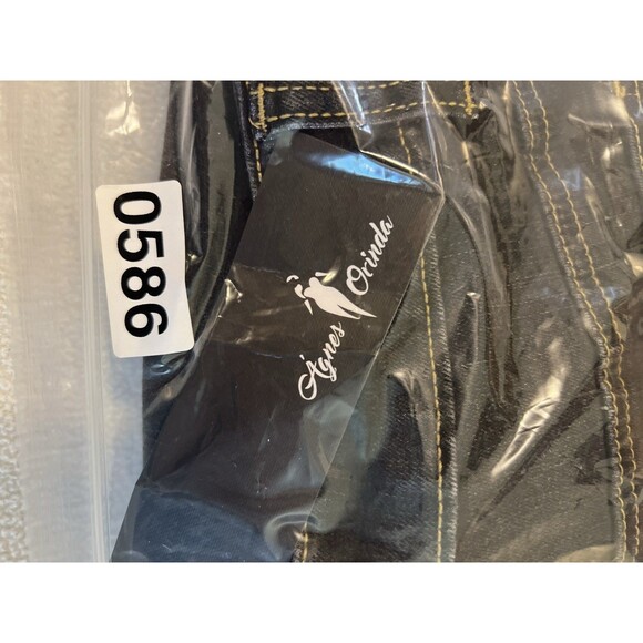 Agnes Orinda Womens Plus Size Jeans 1X Tapered Denim Color Blue - Picture 11 of 12